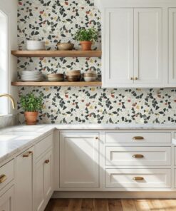 multicolor terrazzo wallpaper