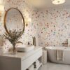 colorful terrazzo wallpaper