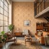 terracotta moroccan wallpaper