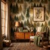 pine forest wallpaper