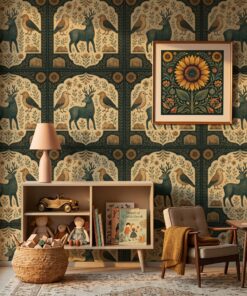 nordic folk wallpaper