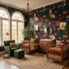 scandinavian folk wallpaper