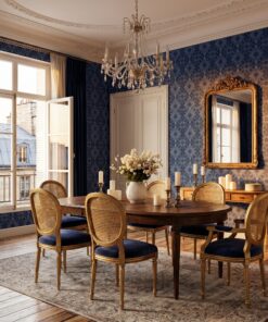 dark blue geometric wallpaper