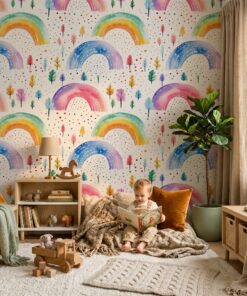 rainbow wallpaper for kids