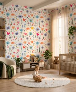 floral wallpaper for kids