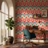 colorful floral wallpaper