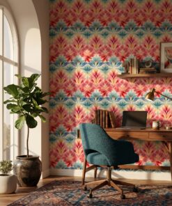 colorful floral wallpaper