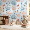 Cute Cloud Nursery Wallpaper