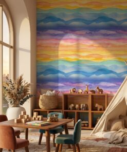 rainbow mountain wallpaper kids