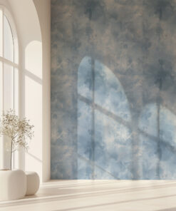 Blue Limewash Textured Wallpaper - Image 5
