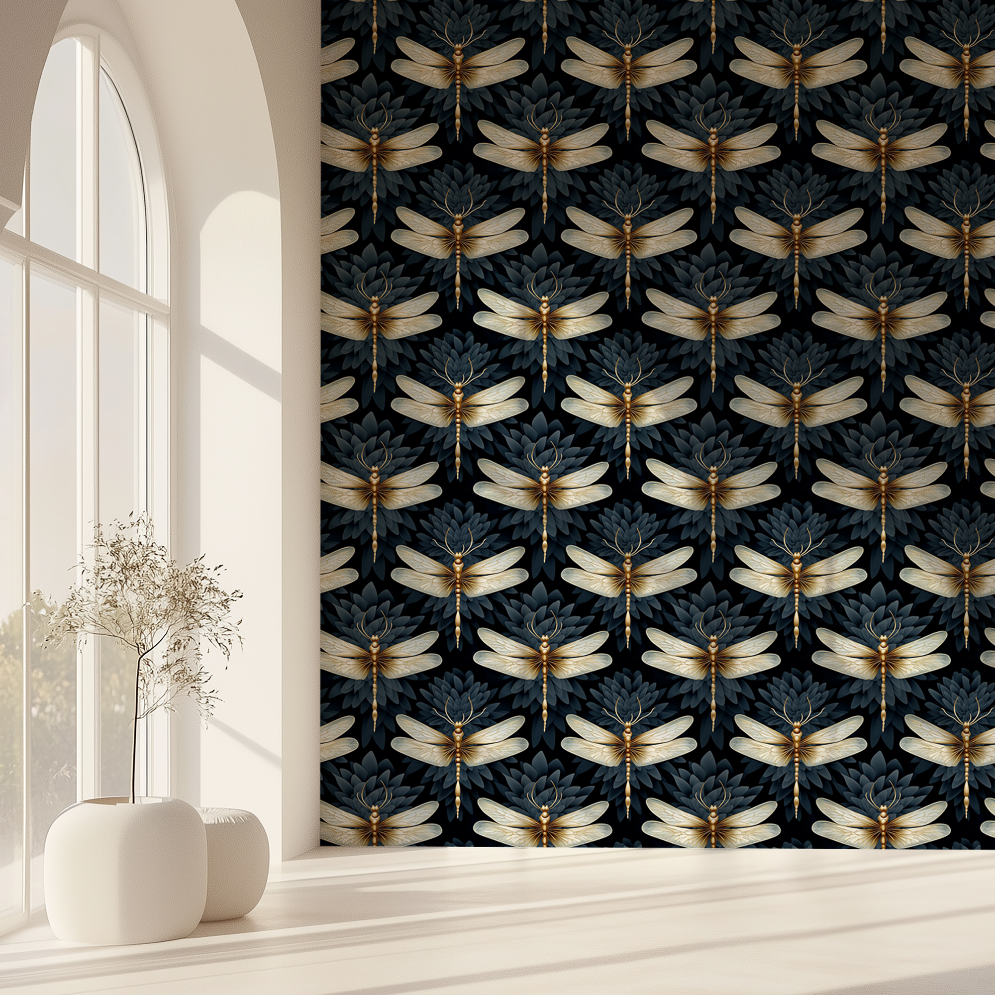 dark botanical moth mockup 4