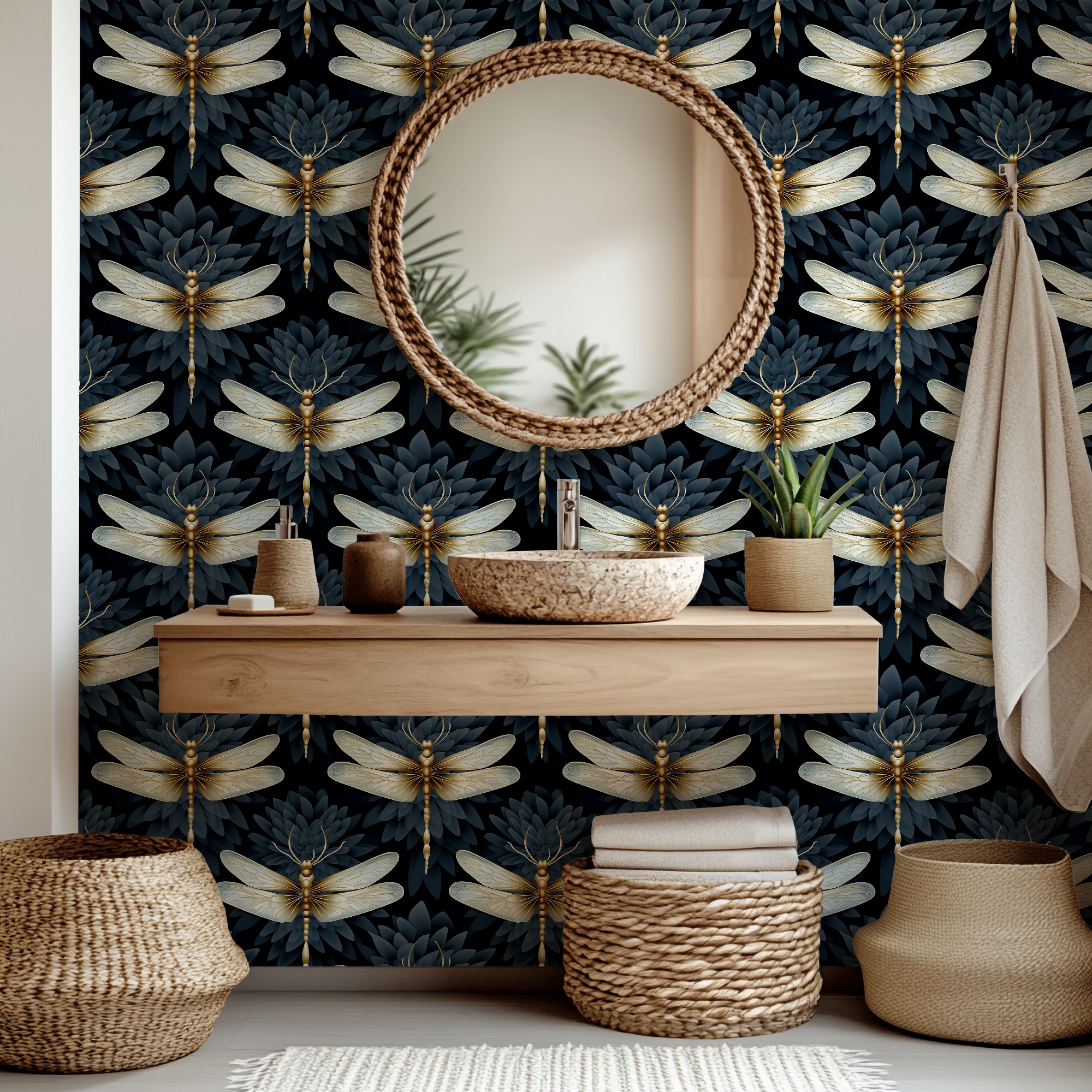 dark botanical moth mockup 5