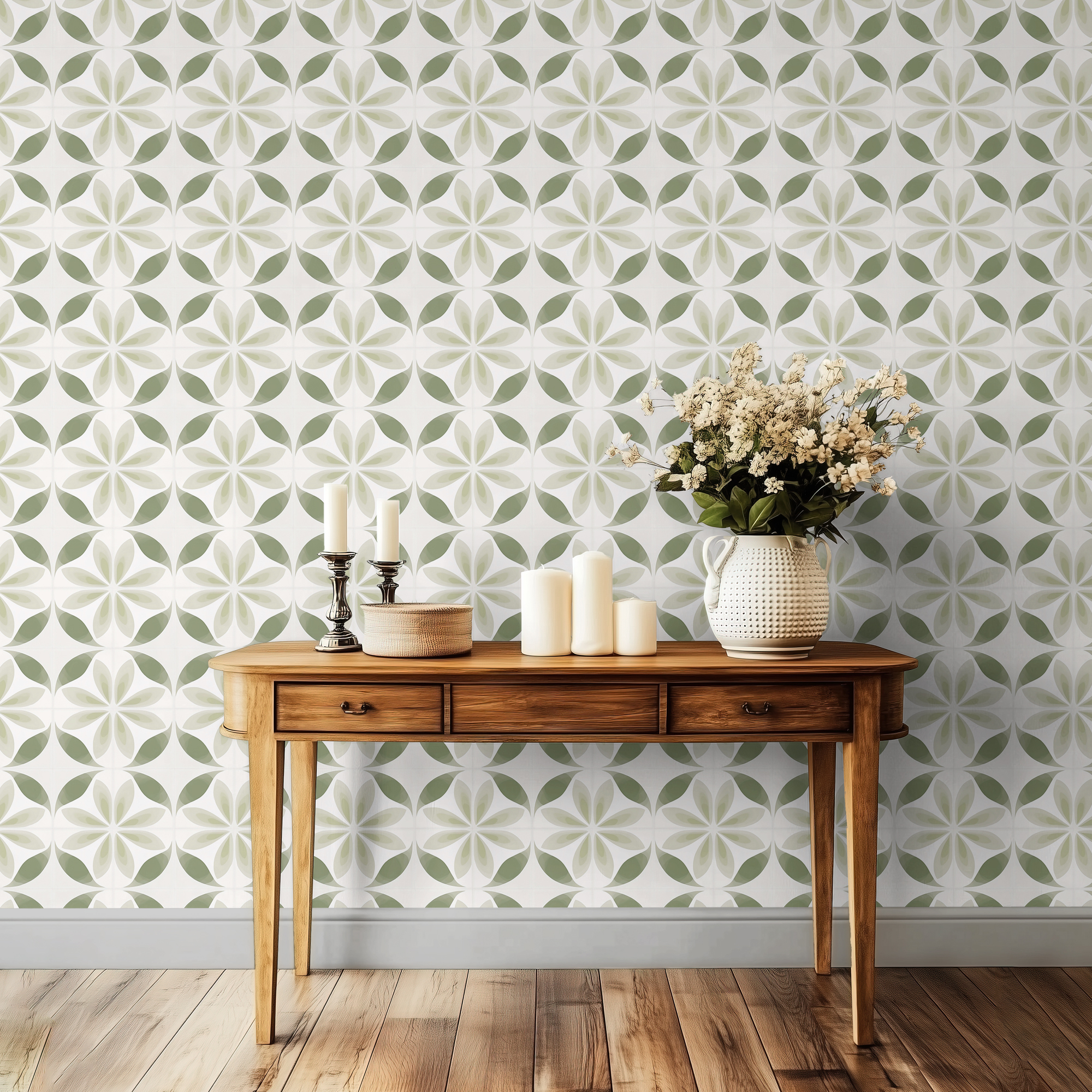 green morroccan tile mockup 1