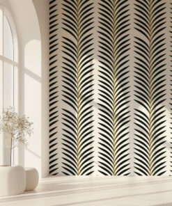 Modern Tropical Palm Leaf Wallpaper - Image 5