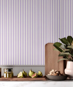 Lavender Stripe Wallpaper – Purple Vertical Lines - Image 9