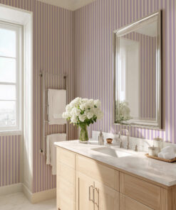 Lavender Stripe Wallpaper – Purple Vertical Lines - Image 8