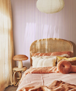 Lavender Stripe Wallpaper – Purple Vertical Lines - Image 7