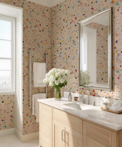 Colorful Terrazzo Wallpaper – Modern Concrete - Image 7