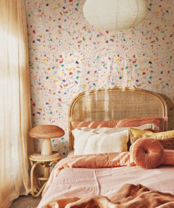 Colorful Terrazzo Wallpaper – Modern Concrete - Image 6