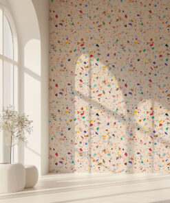 Colorful Terrazzo Wallpaper – Modern Concrete - Image 5