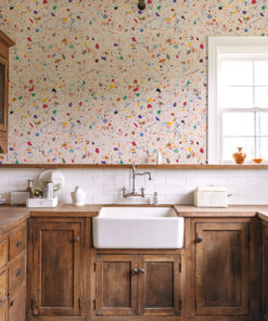 Colorful Terrazzo Wallpaper – Modern Concrete - Image 3