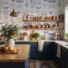 Blue Coastal Nautical Tile Wallpaper