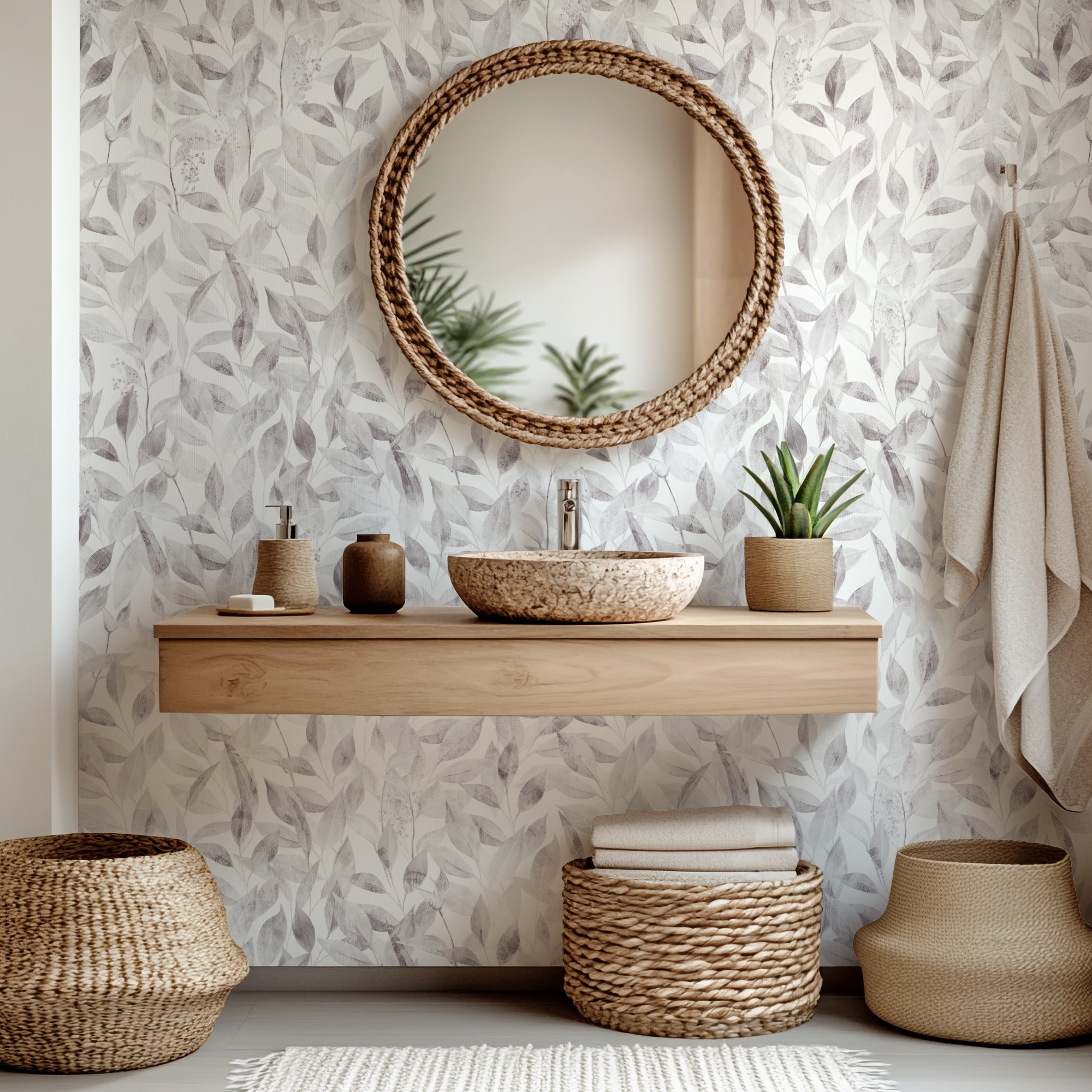 beige floral mockup 7