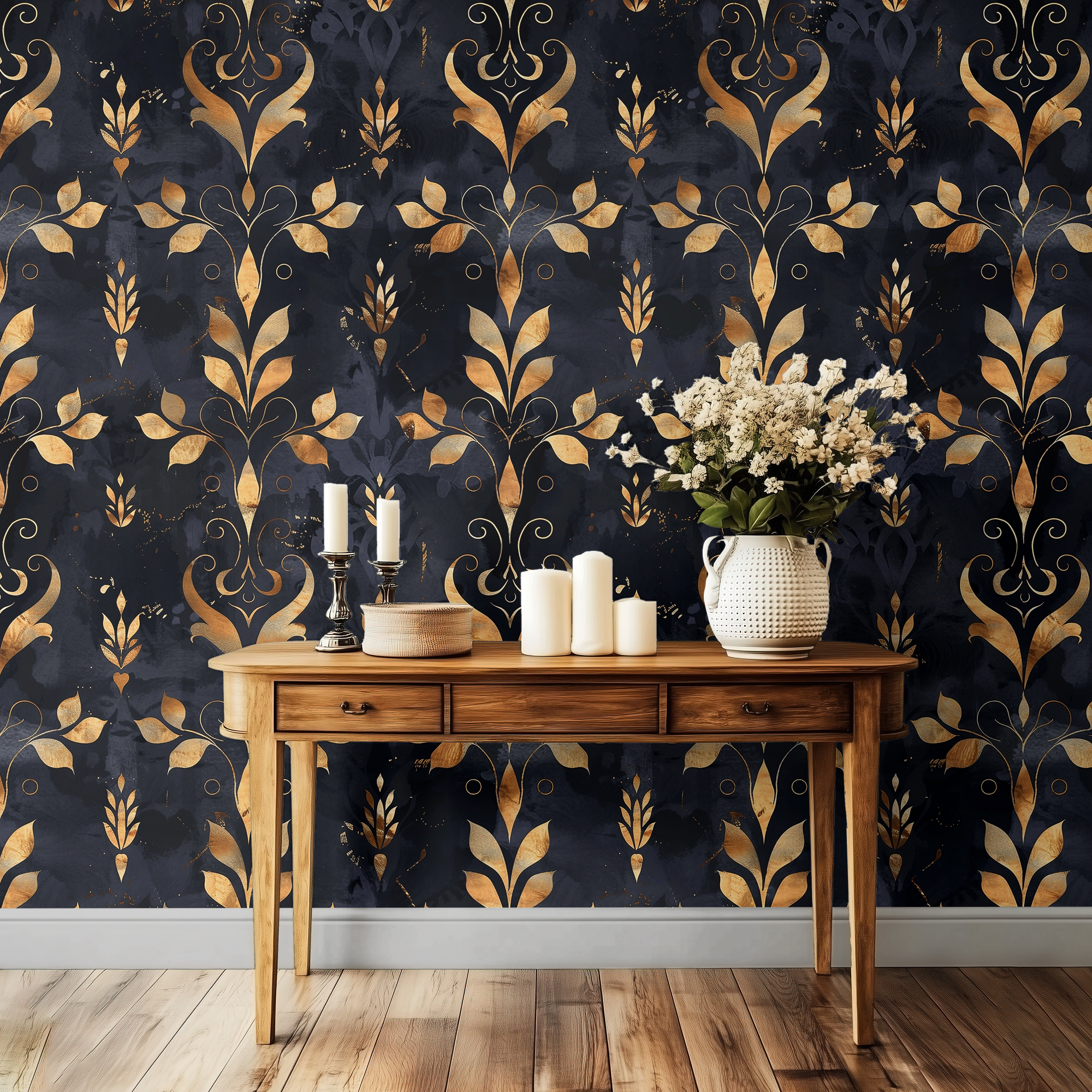 black and gold damask mockup 4