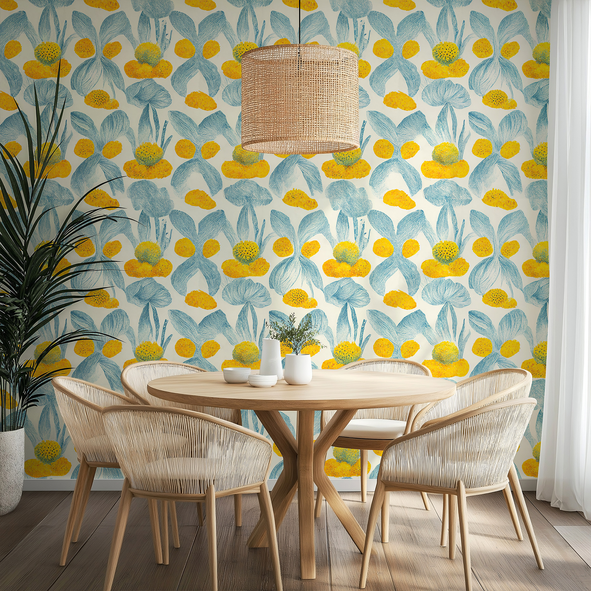 hand painted bold flowers mockup 4