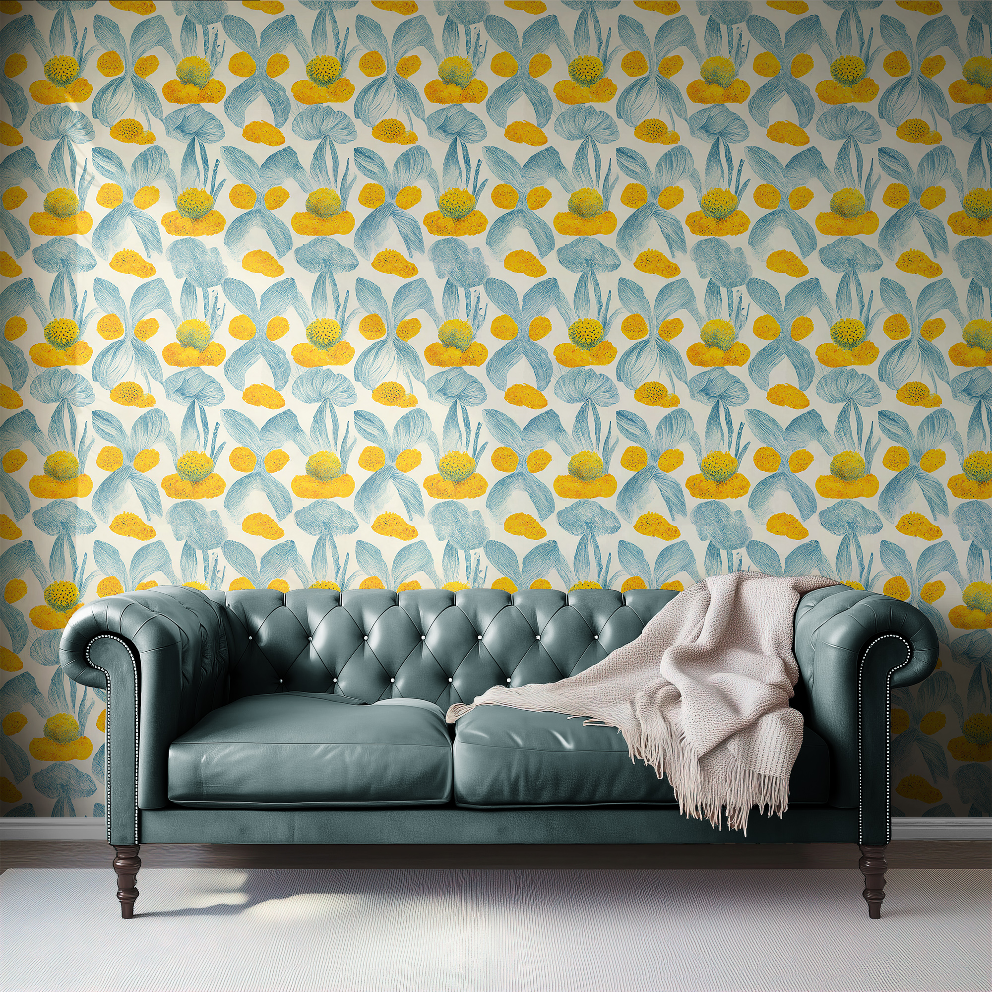 hand painted bold flowers mockup 7