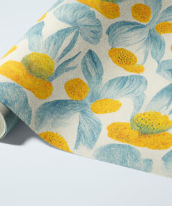 Alternative view of Oversized Sketch Floral Wallpaper