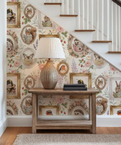 Cottagecore Reading Animals Wallpaper - Image 4